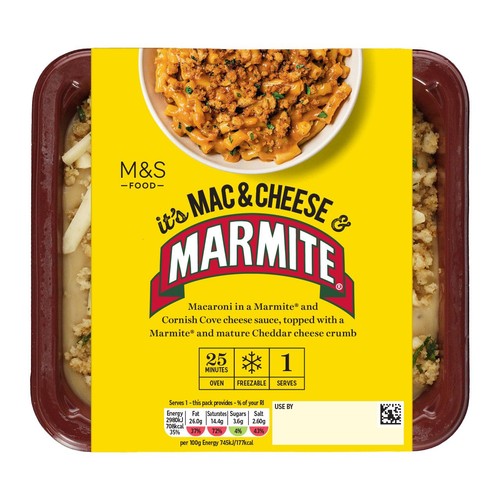 M&S It's Mac & Cheese Marmite Serves 1 thumbnail 2