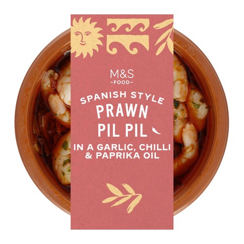 M&S Spanish Style Prawn Pil Pil Serves 2