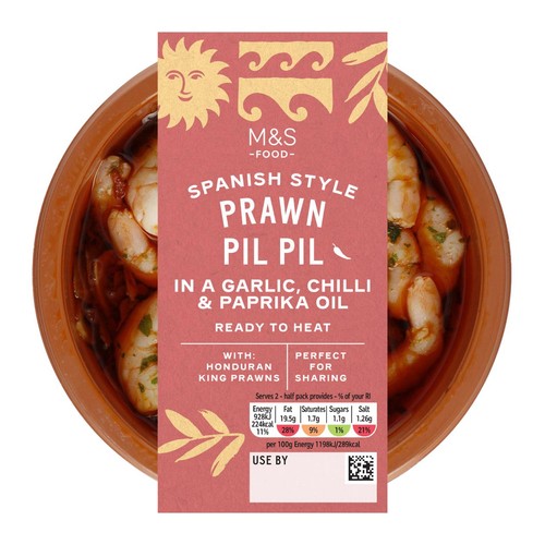 M&S Spanish Style Prawn Pil Pil Serves 2 thumbnail 2