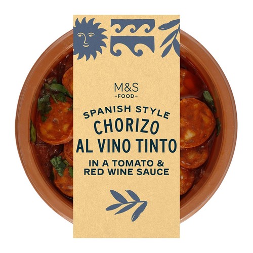 M&S Spanish Style Chorizo Al Vino Tinto Serves 2
