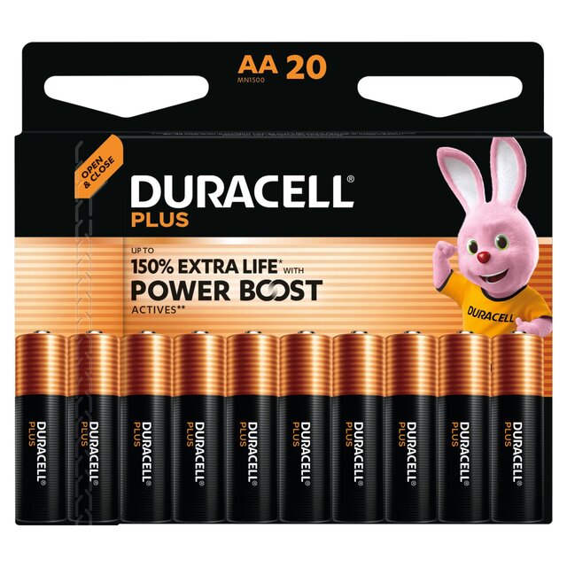 Duracell Plus 20 AA Batteries