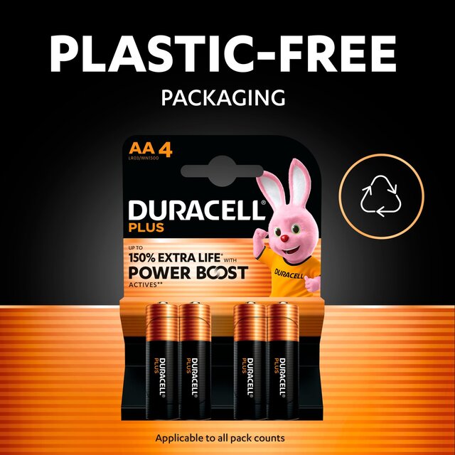 Duracell Plus 20 AA Batteries thumbnail 4