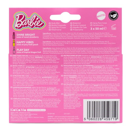 Barbie Body Mist Trio thumbnail 3