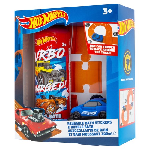 Hot Wheels Bath Stickers & Bubble Bath Set thumbnail 2