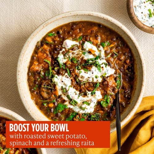 Merchant Gourmet Black Dhal with Black Lentils & Coconut Cream thumbnail 3