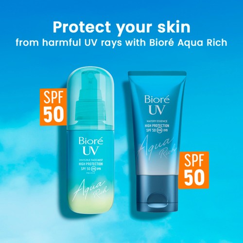 Biore UV Aqua Rich Invisible Face Mist SPF50 thumbnail 3