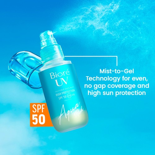 Biore UV Aqua Rich Invisible Face Mist SPF50 thumbnail 5