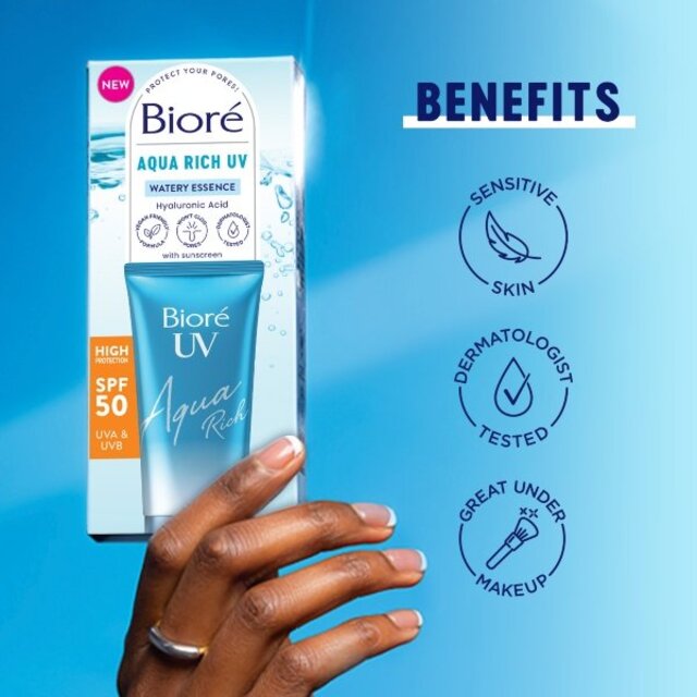 Biore Watery Essence High Protection UVA UVB SPF 50 thumbnail 7