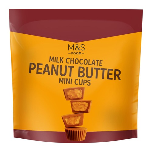 M&S Milk Chocolate Peanut Butter Mini Cups