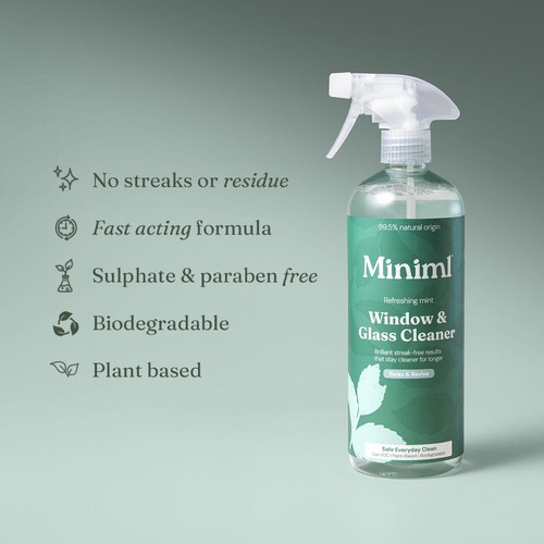 Miniml Mint Window & Glass Cleaner Spray thumbnail 4