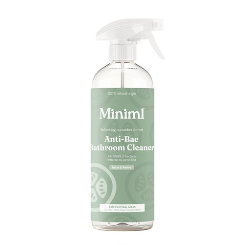 Miniml Cucumber & Mint  Anti-Bac Bathroom Cleaner Spray