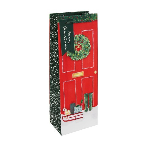 Red Door Home For Christmas Bottle Bag