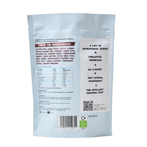 Foodhak Ashwagandha and Cocoa Granola 16X300g thumbnail 2