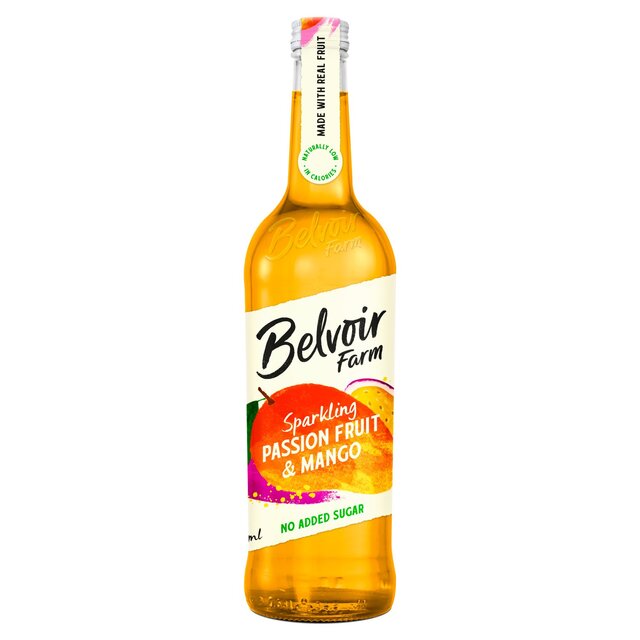 Belvoir Farm No added sugar sparkling passionfruit & mango