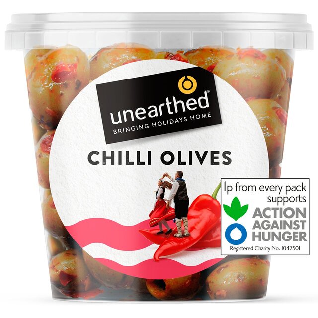 Unearthed Chilli Olives