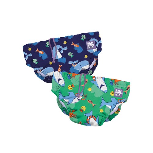 Bambino Mio Reusable Swim Nappy, Squeak & Finn, 1-2 years Size 3-4 thumbnail 2