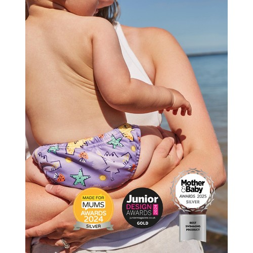 Bambino Mio Reusable Swim Nappy, Squeak & Finn, 1-2 years Size 3-4 thumbnail 5