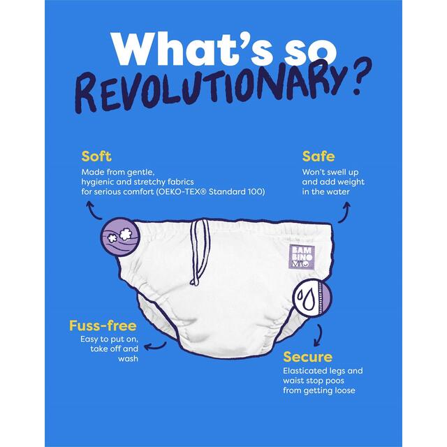 Bambino Mio Reusable Swim Nappy, Squeak & Finn, 2-3 years Size 4-5 thumbnail 3