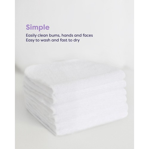 Bambino Mio Reusable Baby Wipes, 10 pack thumbnail 5