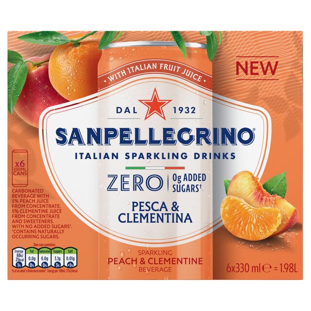 San Pellegrino Zero Peach & Clementine thumbnail 2
