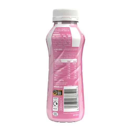 Grenade Protein Shake Strawberries & Cream thumbnail 2