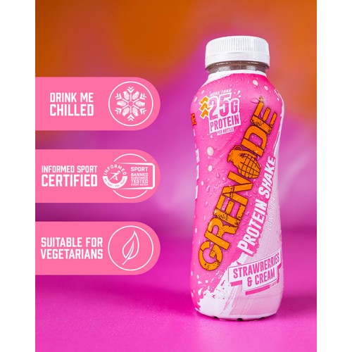 Grenade Protein Shake Strawberries & Cream thumbnail 5
