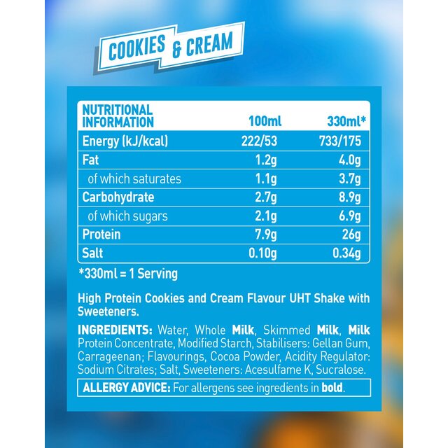 Grenade Protein Shake Cookies & Cream thumbnail 3