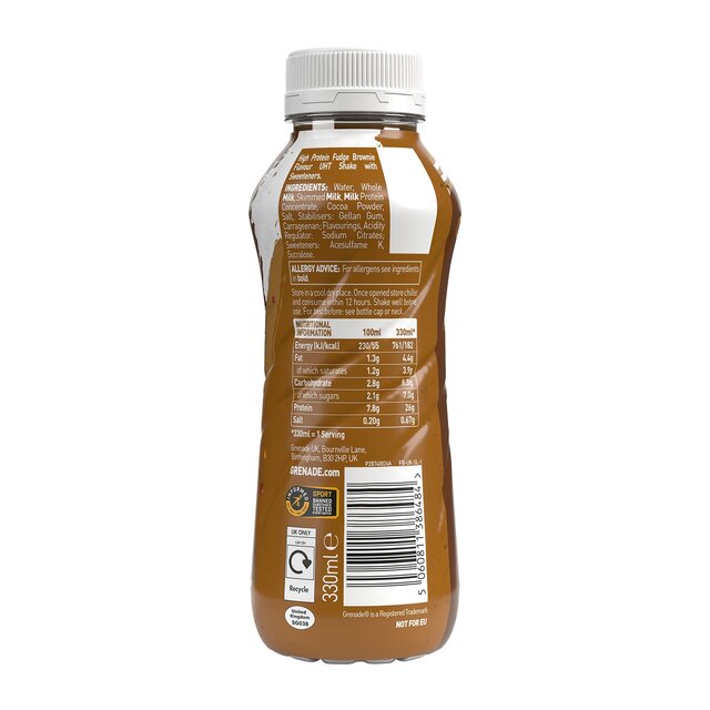 Grenade Protein Shake Fudge Brownie thumbnail 2