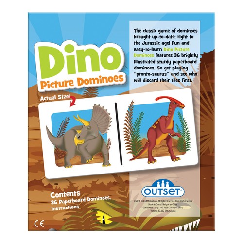 Outset Dinosaur Picture Dominoes thumbnail 2