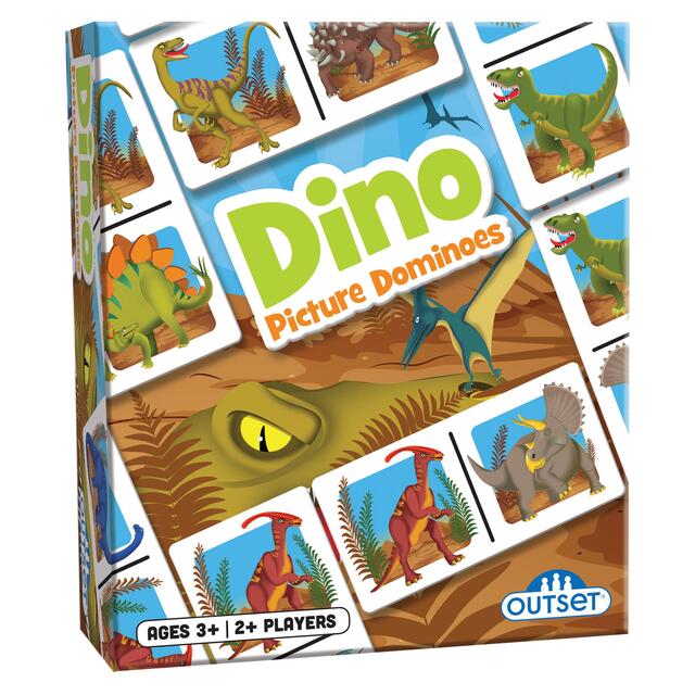 Outset Dinosaur Picture Dominoes