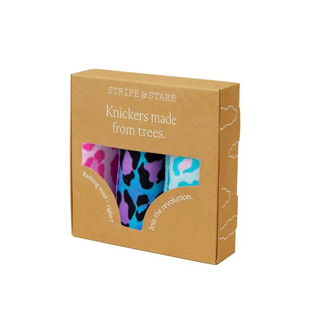 Stripe & Stare The Original Knicker, Classic Leopard, XS