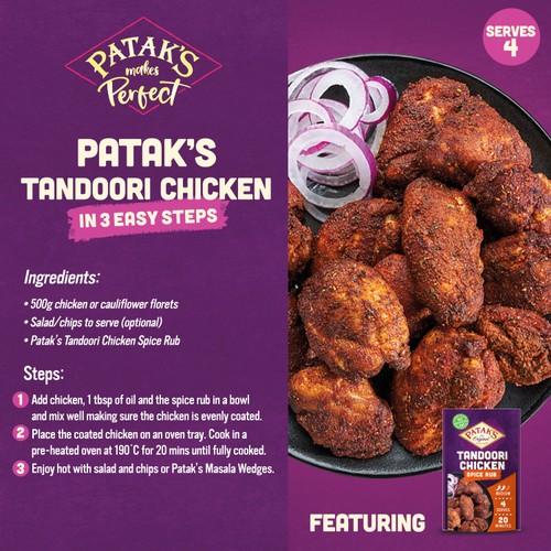 Pataks Tandoori Chicken Spice Rub thumbnail 2