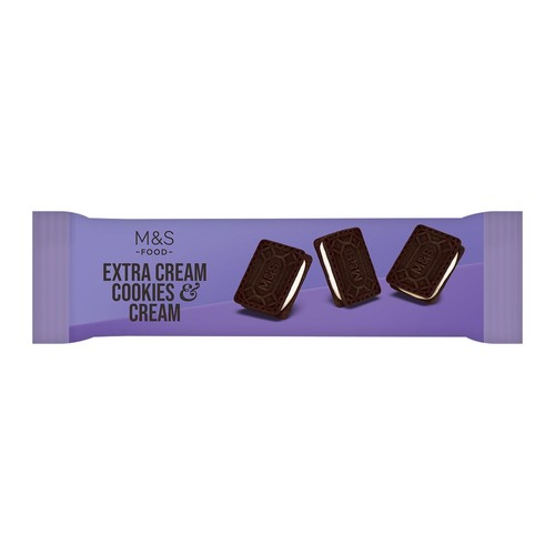 M&S Extra Cream Cookies & Cream Biscuits