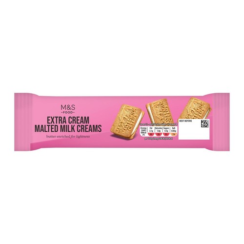 M&S Extra Cream Malted Milk Creams thumbnail 3