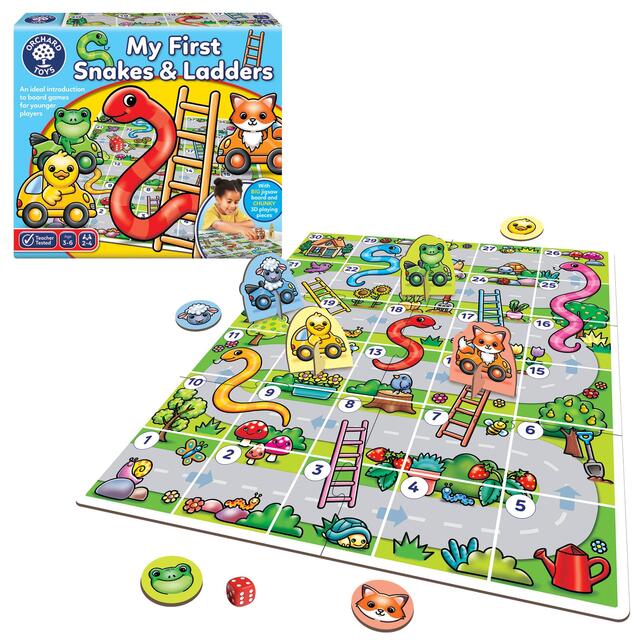 Orchard Toys My First Snakes & Ladders Game thumbnail 2