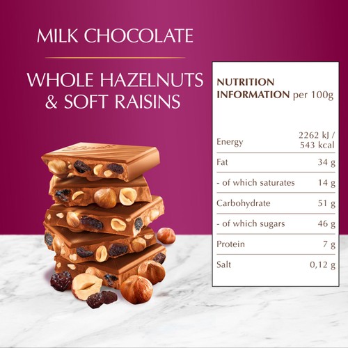 Lindt Les Grandes Fruit and Nut Milk Chocolate Bar thumbnail 9