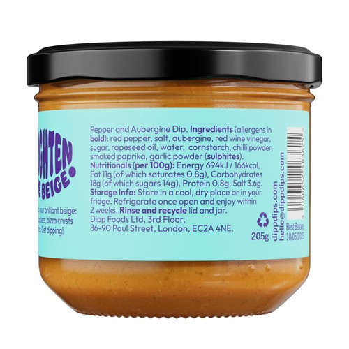 Dipp Dips Red Pepper & Aubergine Dip thumbnail 2