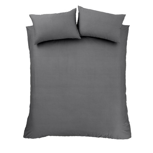 Bianca 180TC Egyptian Cotton Double Duvet Set Charcoal thumbnail 2