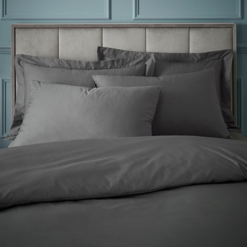 Bianca 180TC Egyptian Cotton Double Duvet Set Charcoal thumbnail 3
