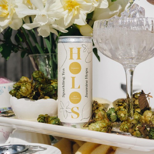 HOLOS Organic Sparkling Tea Jasmine Hops thumbnail 2