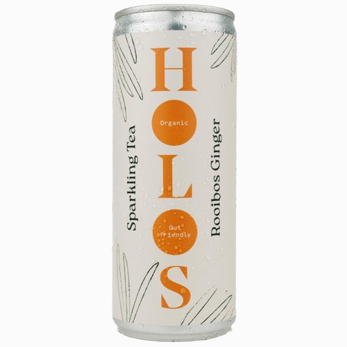 HOLOS Organic Sparkling Tea Rooibos Ginger