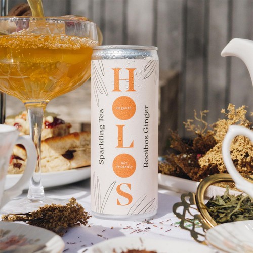 HOLOS Organic Sparkling Tea Rooibos Ginger thumbnail 2
