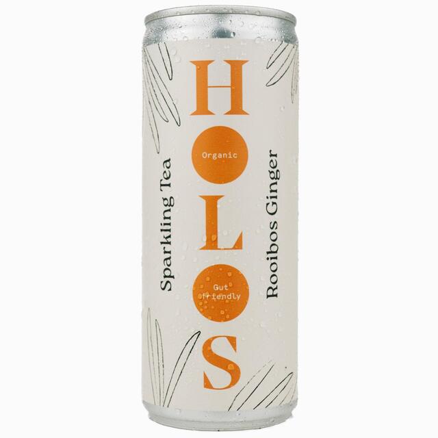 HOLOS Organic Sparkling Tea Rooibos Ginger