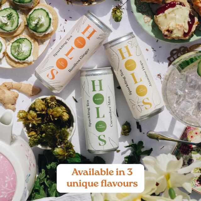 HOLOS Organic Sparkling Tea Cucumber Mint thumbnail 5