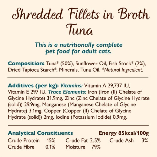 Lily's Kitchen Cat Shredded Fillets Tuna in Broth thumbnail 4