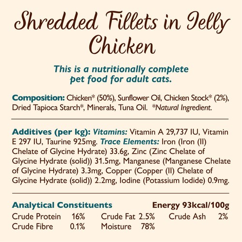 Lily's Kitchen Cat Shredded Fillets Chicken in Jelly thumbnail 4