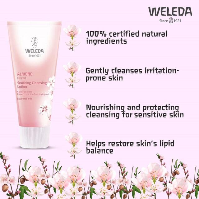 Weleda Sensitive Milk Cleanser Gentle Organic Almond Natural Vegan thumbnail 3