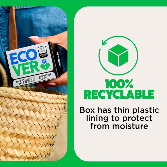 Ecover All-In-One Power Dishwasher Tablets, 24 Tablets thumbnail 5