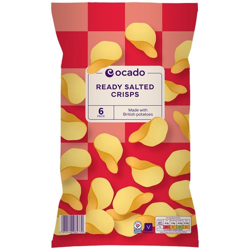 Ocado Ready Salted Crisps Multipack thumbnail 2