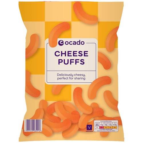 Ocado Cheese Puffs Crisps thumbnail 2